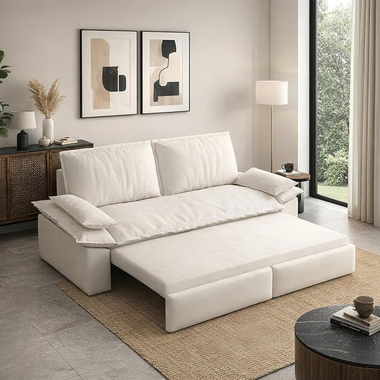 73.2" Sofa Bed Queen, 3-in-1 Pull Out Sofa Bed by Outdoorchairs
