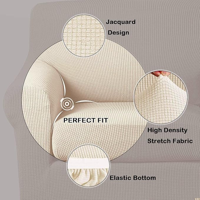 Turquoize 2 Piece Chair Covers Chair Slipcovers - Image 3