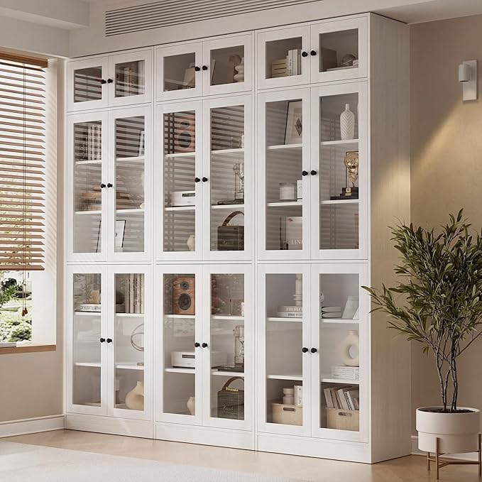 TUSY 85.5" Modern Tall Bookcase - Image 3