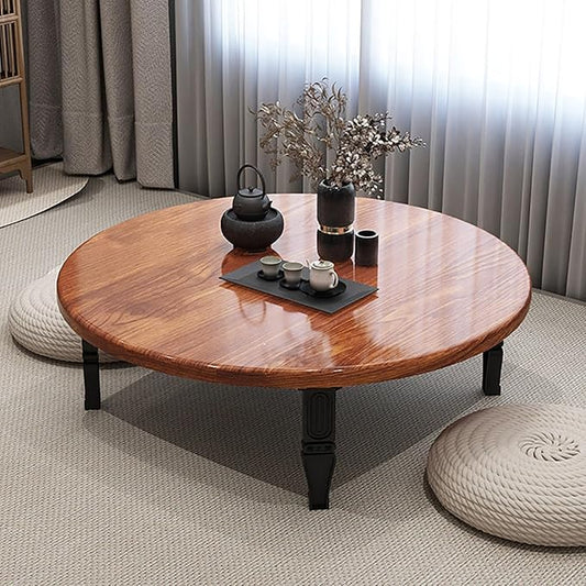 JHDXL Folding Japanese Floor Table，Folding Floor Coffee Table, Vintage Portable by Unknown