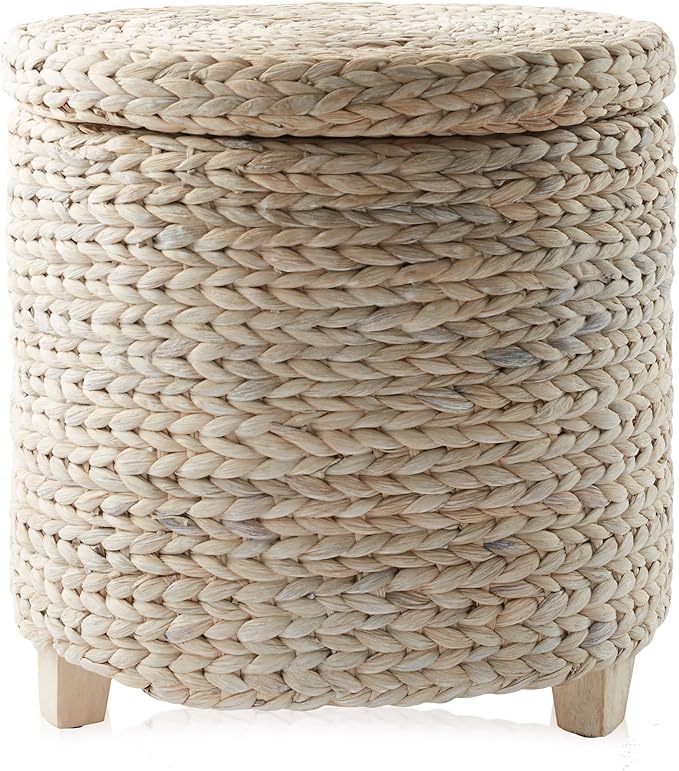 Casafield 17" Round Storage Ottoman - Image 4