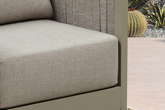 PURPLE LEAF Patio Furniture Set 8 Pieces Outdoor Conversation Sets PP Rope - Image 8