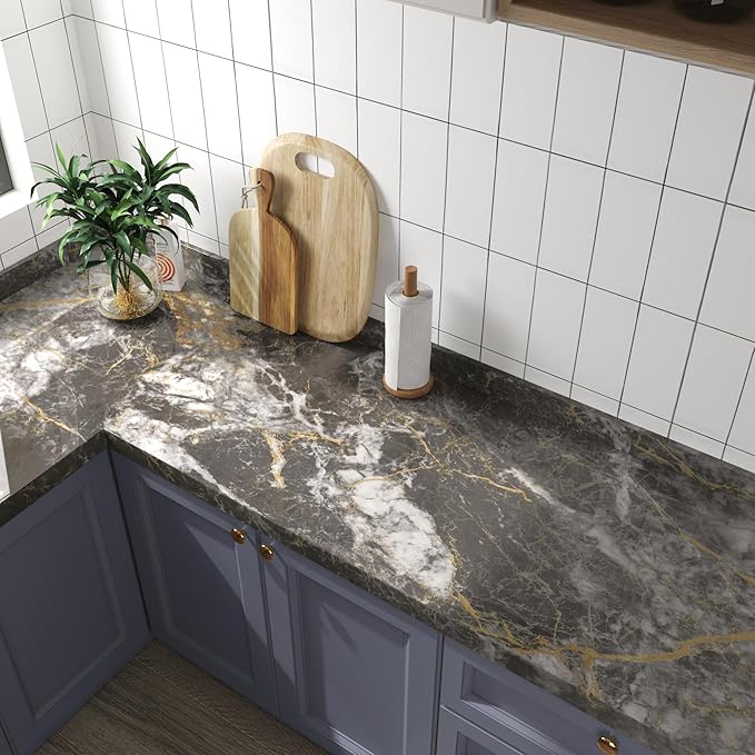 BAYYA Golssy Marble Contact Paper - Image 2