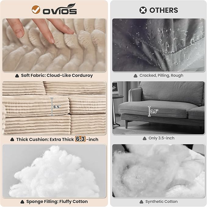 ovios 32.7 inches Armrest Seat Module - Image 8