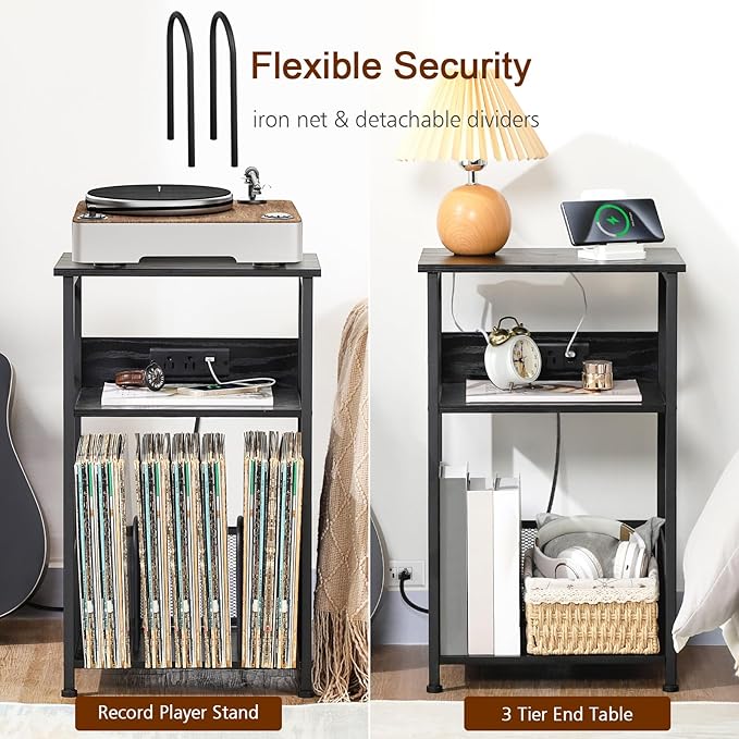 AMHANCIBLE Record Player Stand - Image 5