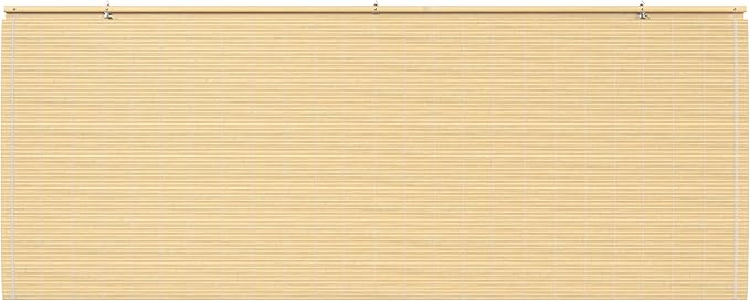 Red Lantern Bamboo Cordless Window Shade - Image 6