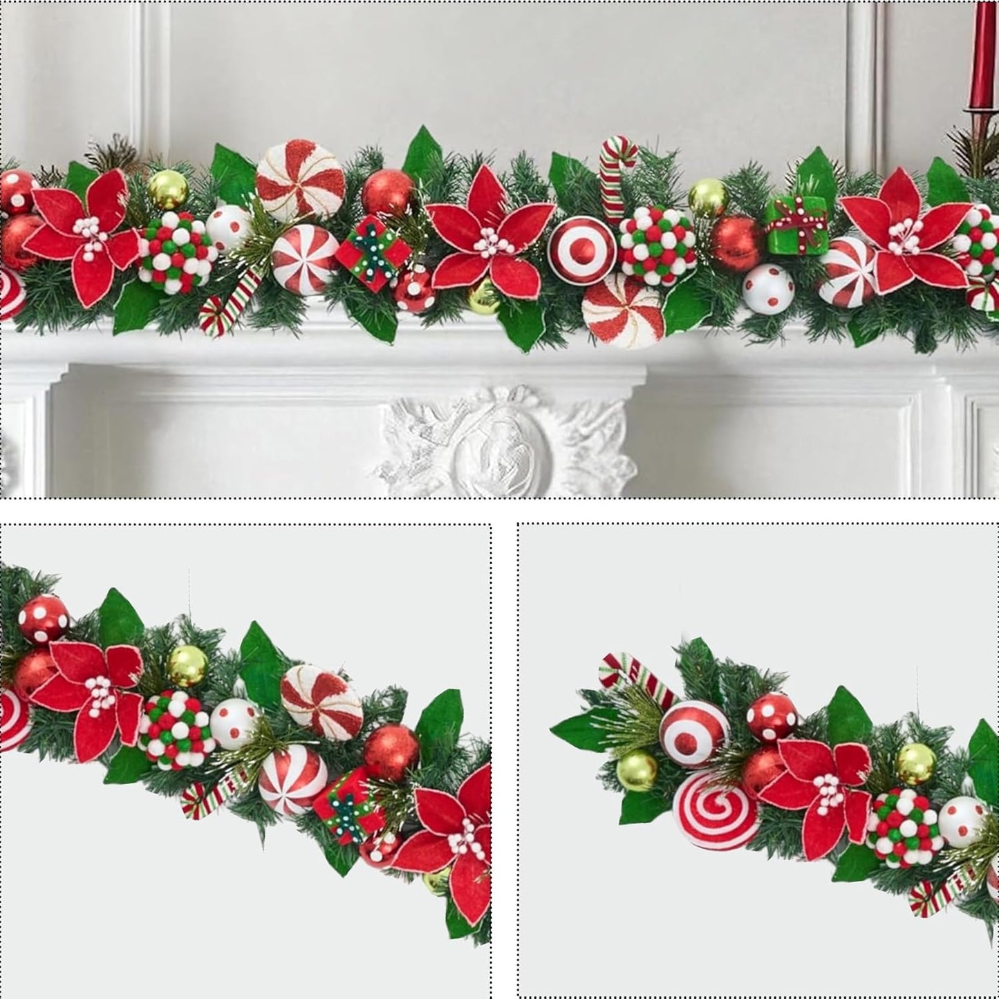 Christmas Peppermint Garland