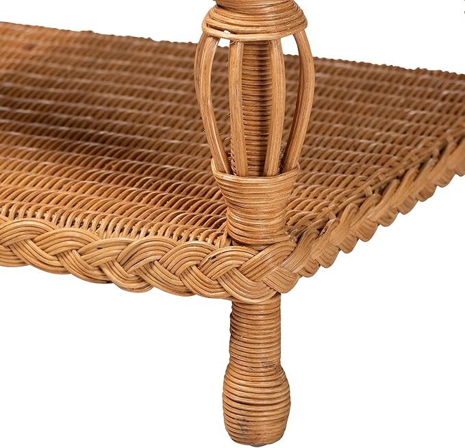 Bali & pari Dolby Natural Rattan End Table - Image 7