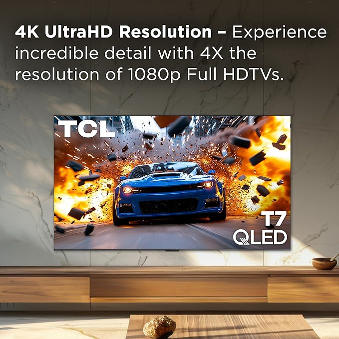 TCL Amazon Exclusive 85 Inch Class T7 Series | 4K QLED HDR Lag-Free Smart - Image 4