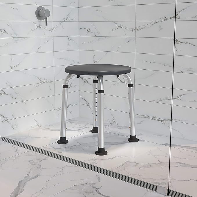 Flash Furniture Hercules Series Aluminum Bath and Shower Chair - Image 2