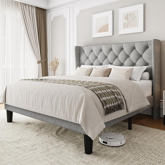 Einhomn Queen Size Platform Bed Frame by Einhomn