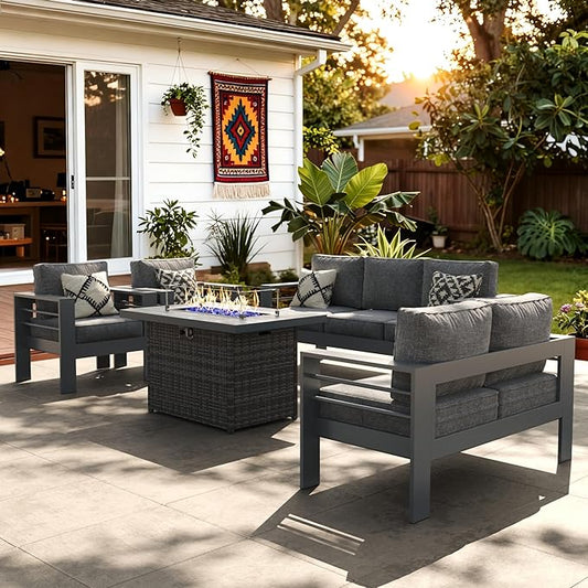 LayinSun Aluminum Furniture Set by LayinSun