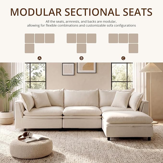 113.4'' Modular Sectional Sofa - Image 8