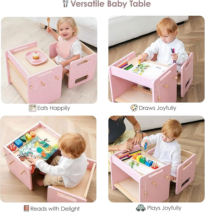 bpmfkid Montessori Weaning Table and Chair Set - Image 6