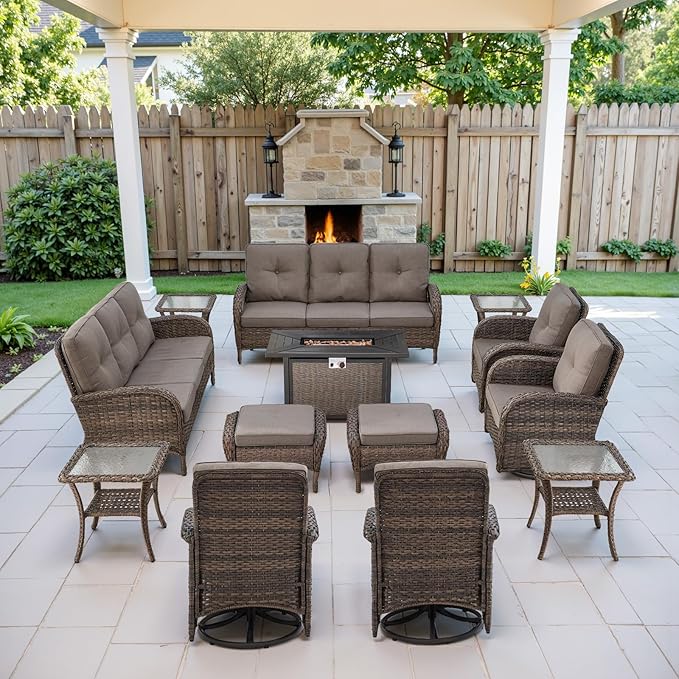 Belord Grand 13 Pieces Outdoor Patio Furniture Set by Belord