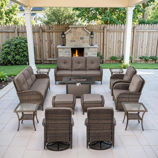 Belord Grand 13 Pieces Outdoor Patio Furniture Set by Belord