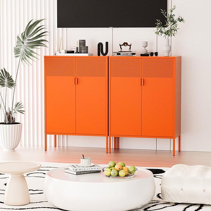 Washsemba 2 Mesh Door Metal Cabinet - Image 9