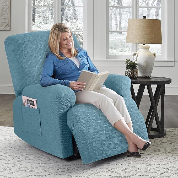 Timeles Recliner Covers Recliner Chair Covers Reclining Couch Covers Sofa - Image 8