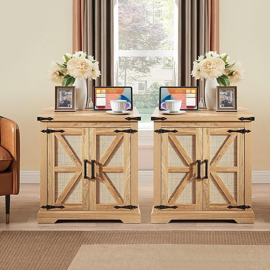 Barnyatoh Farmhouse Boho End Table by Barnyatoh