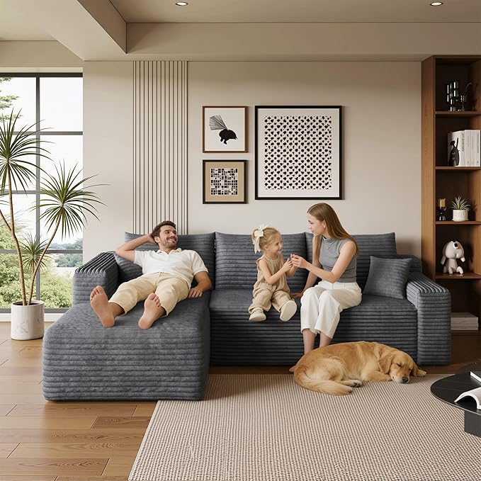 AUGOP 96" Sectional Couches for Living Room Modern Modular Sofa - Image 8