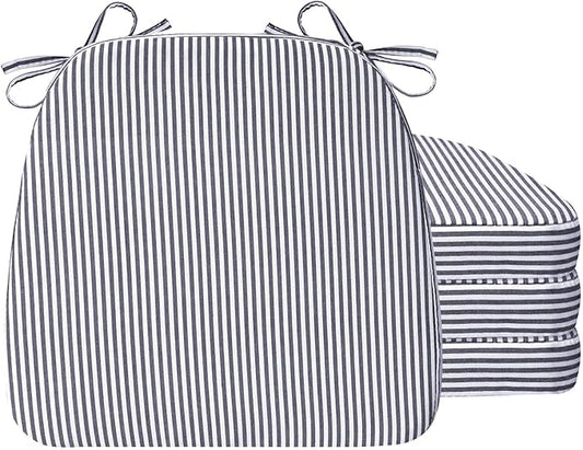 AAAAAcessories D-Shaped Chair Cushions, Featuring Ties and Removable, by AAAAAcessories
