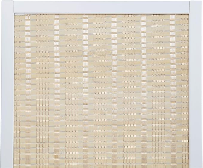 Roundhill Furniture Inkwell 4-Panel Bamboo Room Divider, Folding Portable - Image 6