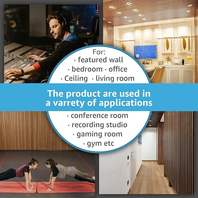 Art3d 2 Wood Slat Acoustic Panels - Image 6