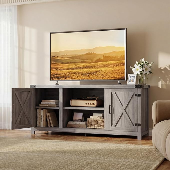 YESHOMY Modern Farmhouse TV Stand - Image 7