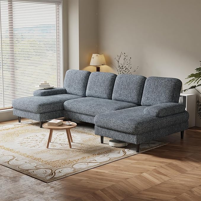 DUMOS Sectional Couches for Living Room, U Shaped Couch - Image 8