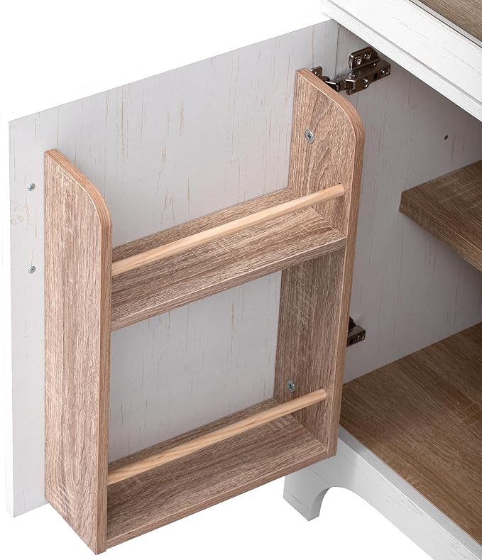 VilroCaz 71" Tall Arched Kitchen Pantry - Image 9