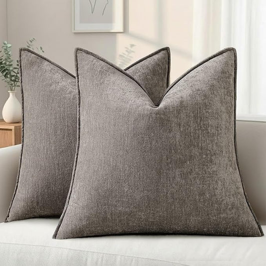 decorUhome Summer Couch Throw Pillow Covers 16x16 Set of 2, Decorative Soft by decorUhome