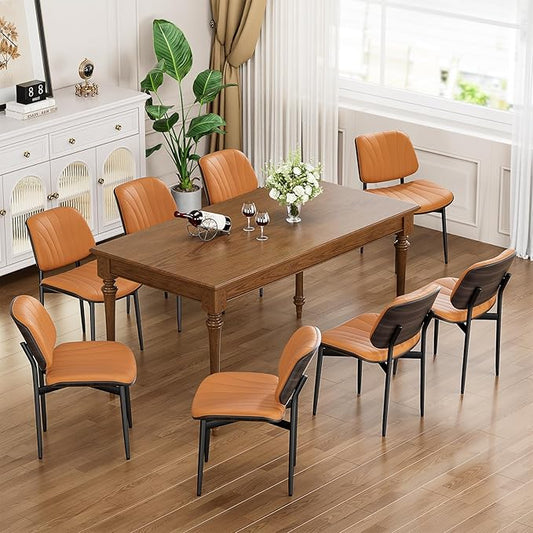 YaFiti Dining Chairs Set of 8, Mid Century Modern Dining Room and Kitchen Chairs by YaFiti