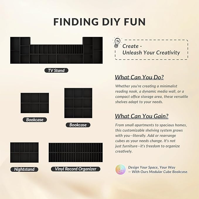 IOTXY DIY Modular Cube Bookcase - Image 7