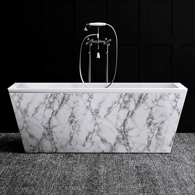 Livelynine 197x24 Inch Marble Contact Paper Peel and Stick Countertops - Image 3