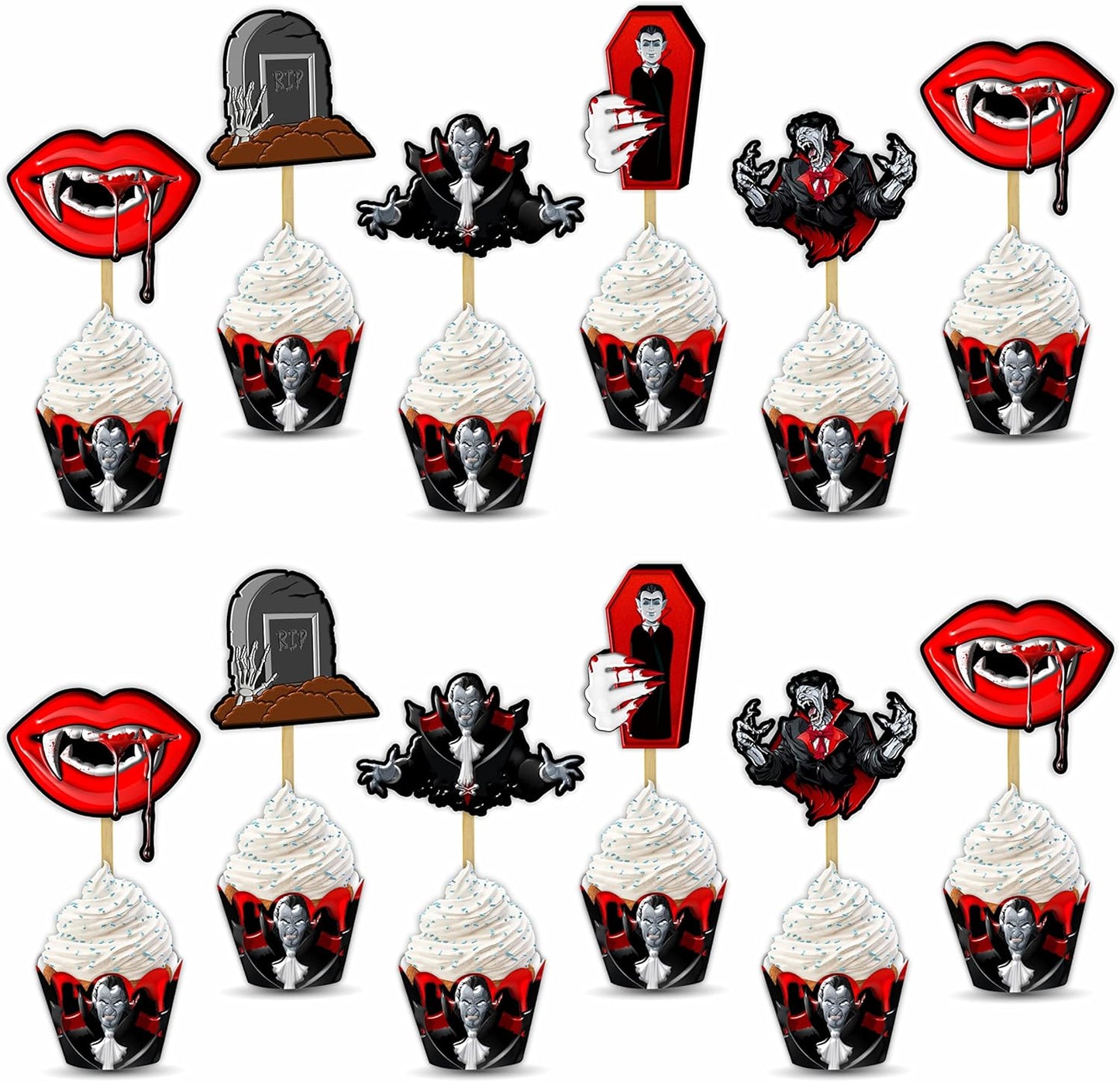 Seyal® Vampre Cupcake Wrapper