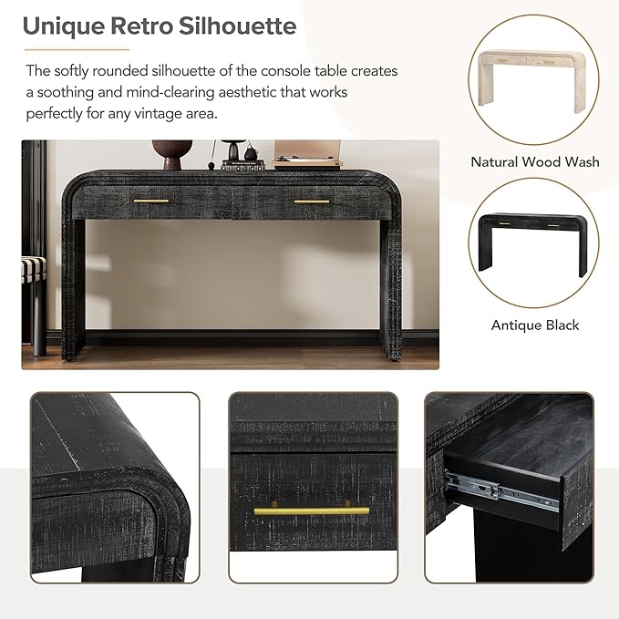 Harper & Bright Designs TREXM Unique Retro Silhouette Console Table - Image 5