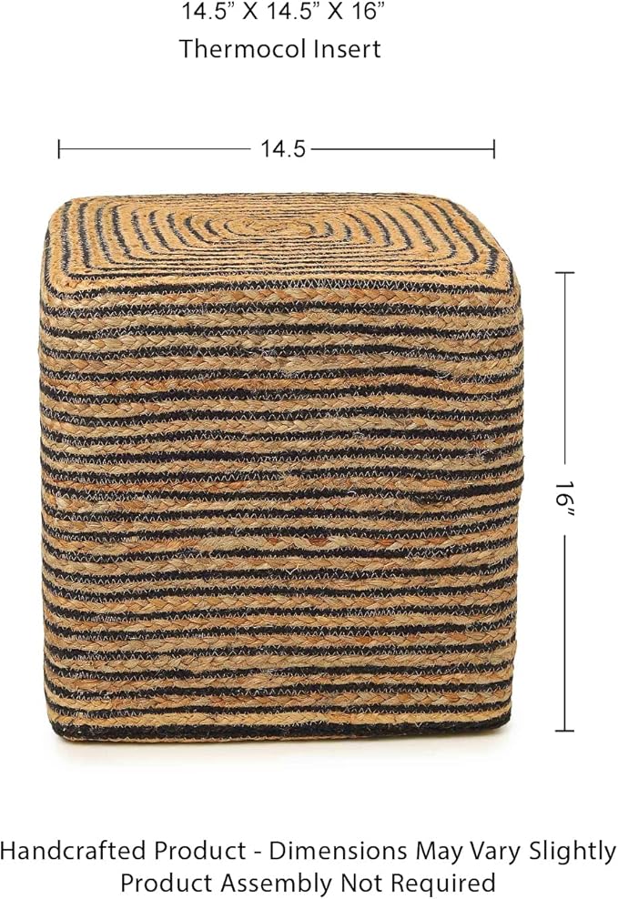 REDEARTH · Cube Pouf Foot Stool Ottoman - Image 3