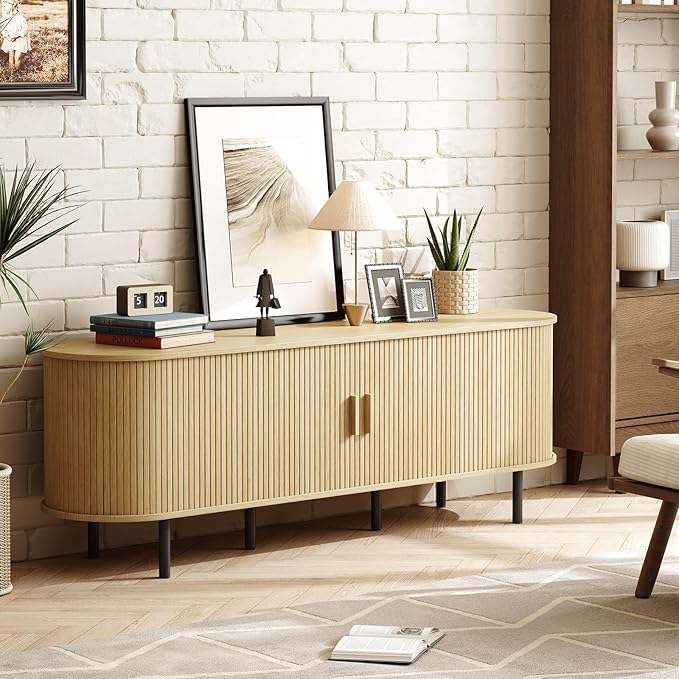 ONBRILL 70.8" TV Stand with Power Outlet - Image 8