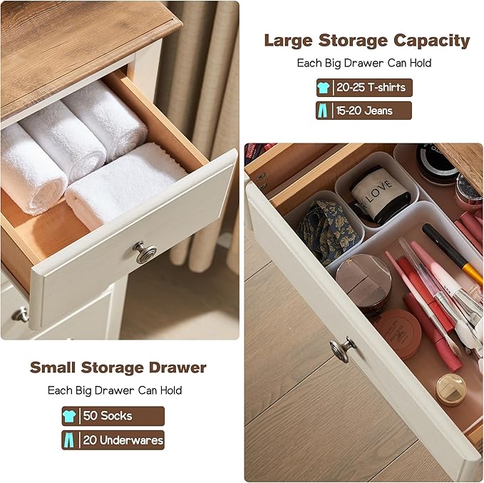 T4TREAM 7 Drawers Dresser Chests - Image 3