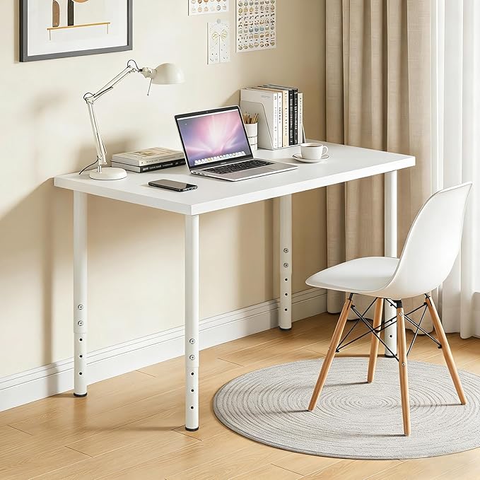 QLLY Adjustable Metal Table Leg, 24-40 inch, Home Office DIY Desk Leg, - Image 8