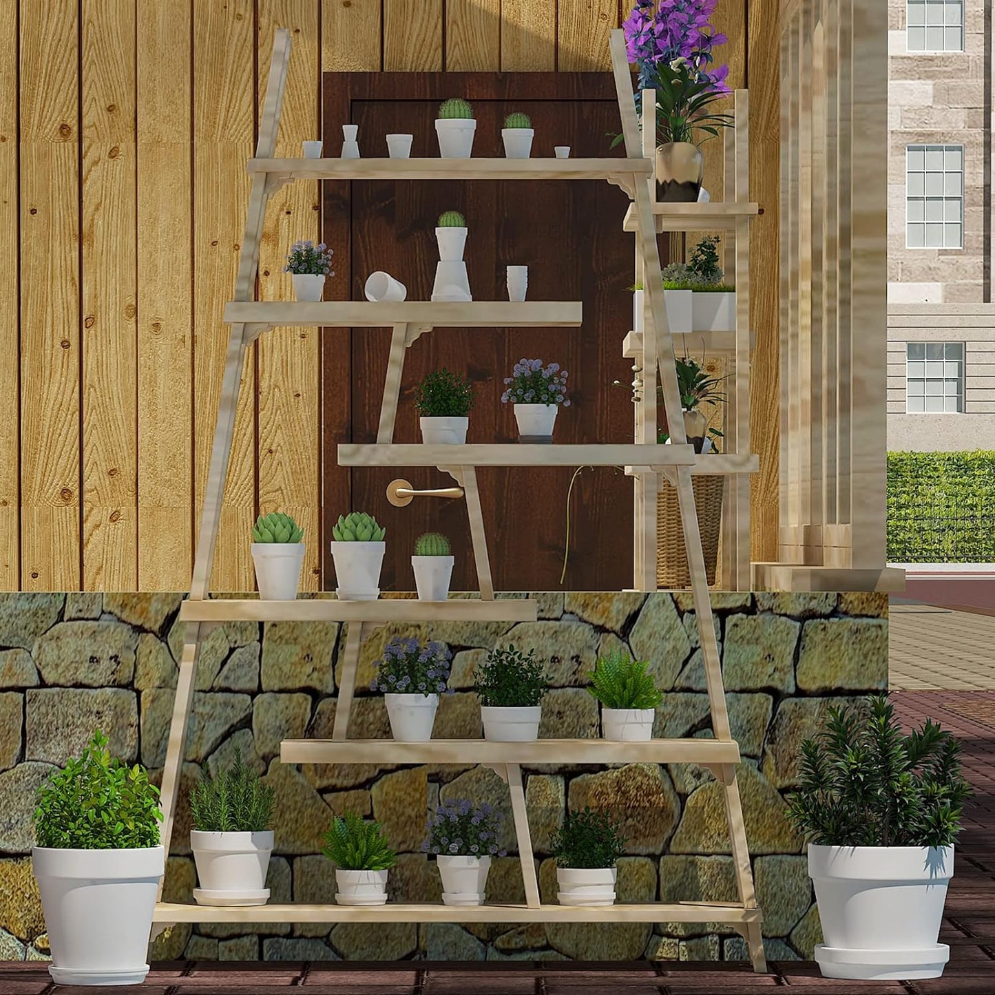 54 Pcs Small Mini White Clay Pots 2.1'' Terracotta Pot Clay Ceramic Pottery Planter Cactus Flower Pots Succulent Nursery Pots- Great for Window Boxes, Cactus, Plants, Crafts, Wedding Favors…