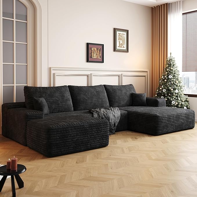 108" Sectional Couches for Living Room Cloud Couch Sofa - Image 6