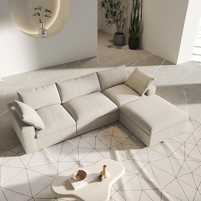 JACH L-Shaped Cloud Sectional Sofa - Image 5