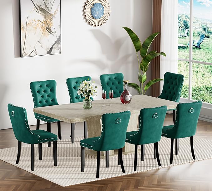 Henf 9 Pieces Extendable Dining Table Set by Henf