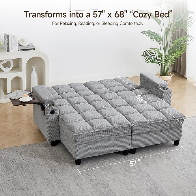 Auvsoce 71" Loveseat Recliner Chair - Image 6