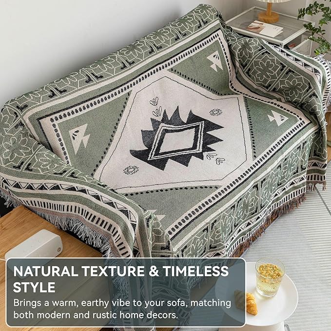 VClife Boho Sofa Cover Large Couch Cover - Image 4