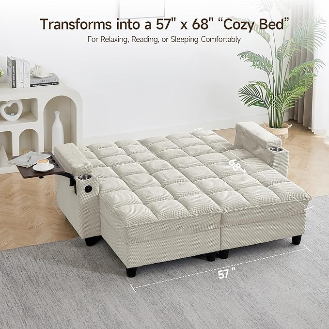 Auvsoce 71" Loveseat Recliner Chair - Image 6