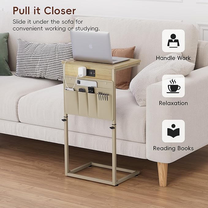 Vagusicc C-Shaped End Table - Image 8