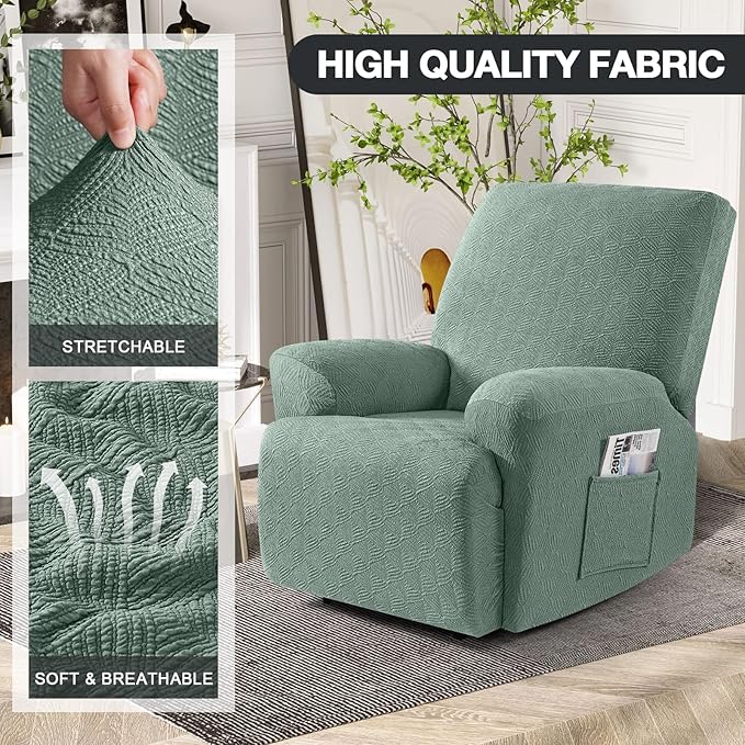 Timeles Recliner Covers Extra Wide Recliner Chair Cover Reclining Sofa - Image 2