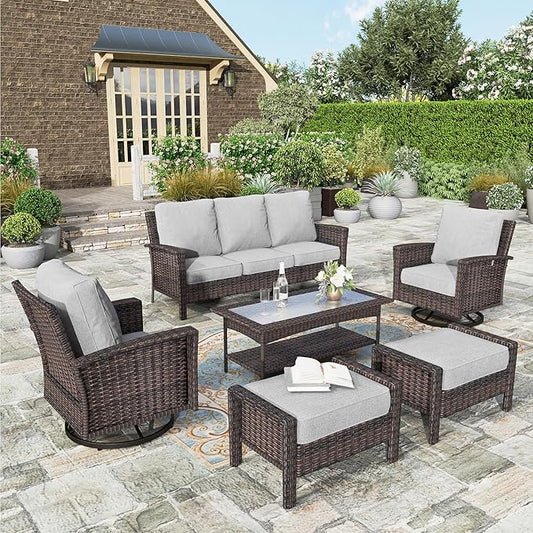HERA'S HOUSE Patio Furniture Set by HERASHOUSE